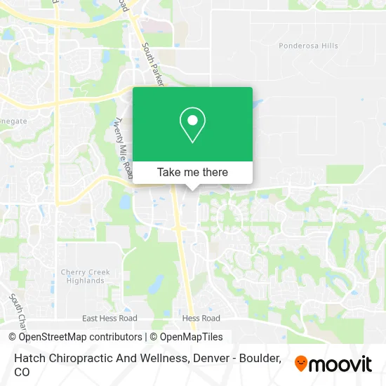 Hatch Chiropractic And Wellness map