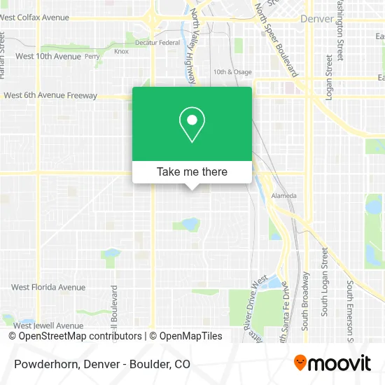 Powderhorn map