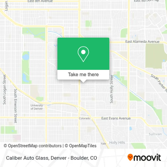Caliber Auto Glass map