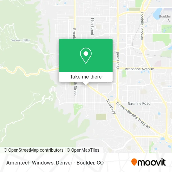 Ameritech Windows map