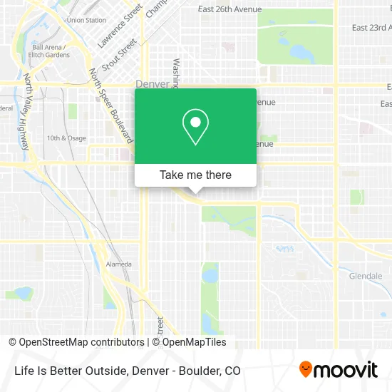 Life Is Better Outside map