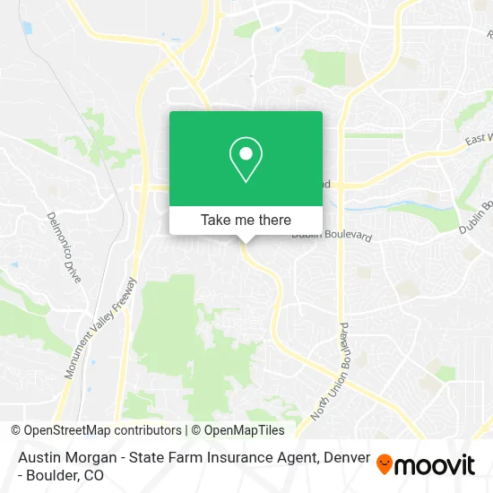 Austin Morgan - State Farm Insurance Agent map