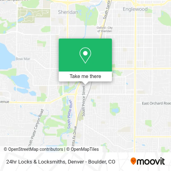 24hr Locks & Locksmiths map