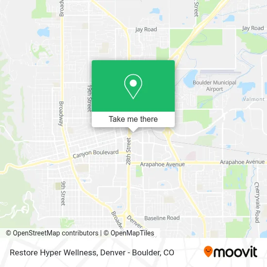 Restore Hyper Wellness map