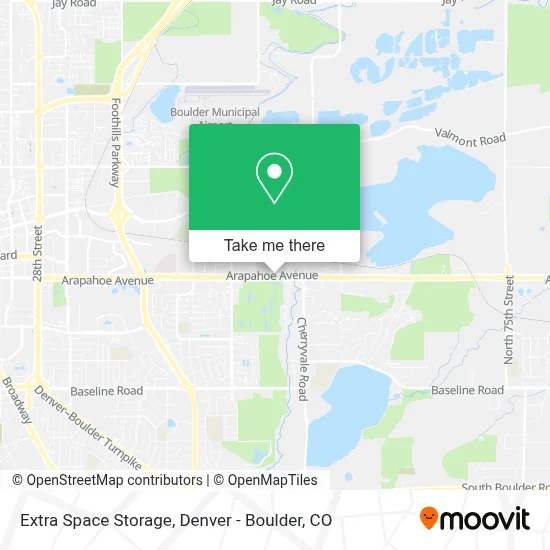 Extra Space Storage map