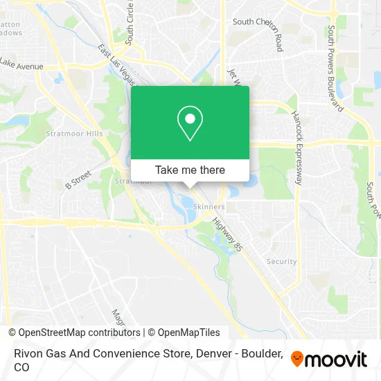 Rivon Gas And Convenience Store map