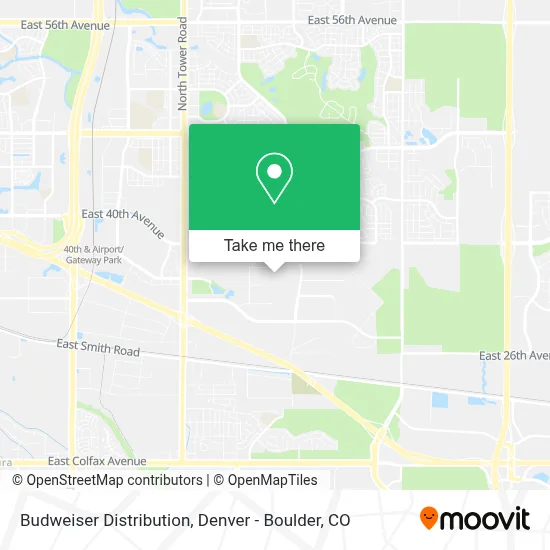 Budweiser Distribution map