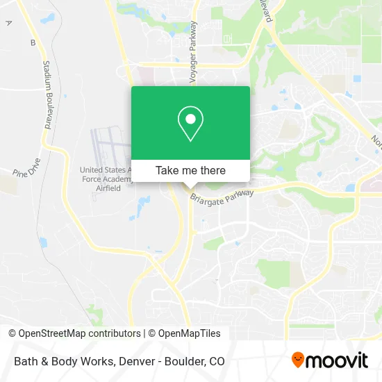 Bath & Body Works map