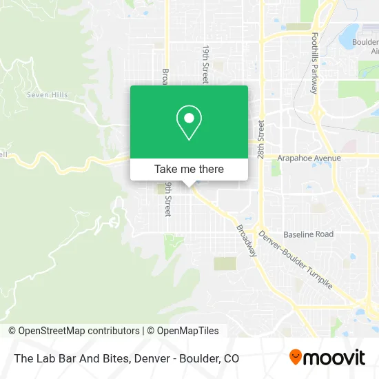 The Lab Bar And Bites map