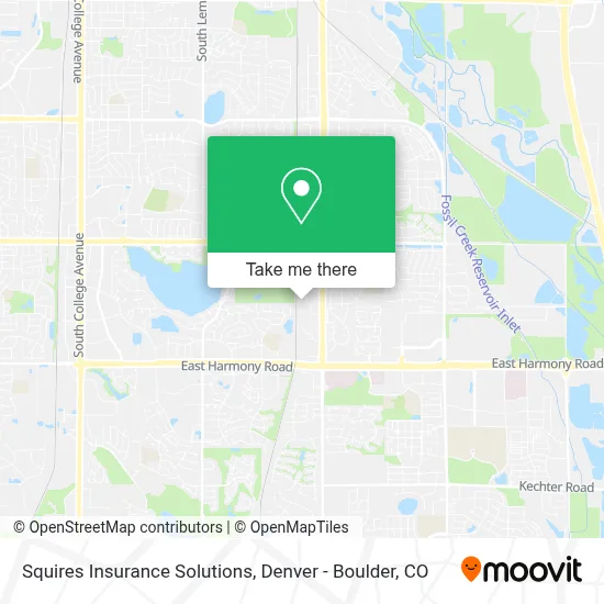 Squires Insurance Solutions map
