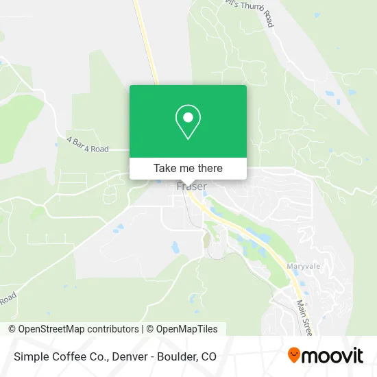 Simple Coffee Co. map