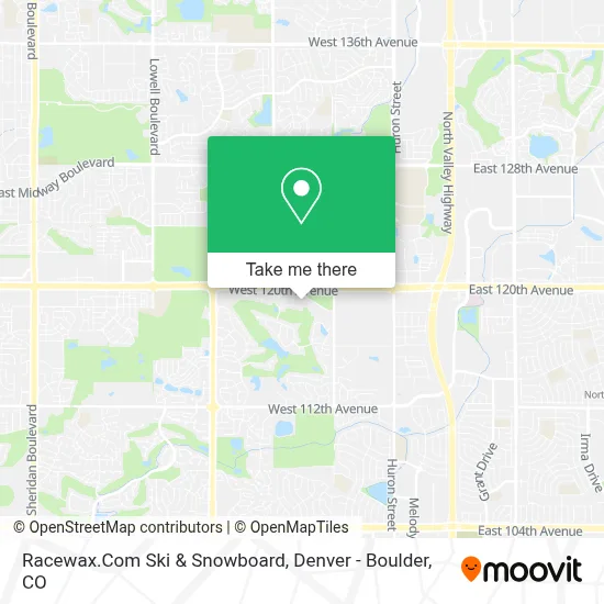 Racewax.Com Ski & Snowboard map