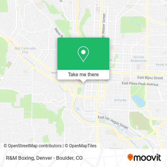 R&M Boxing map
