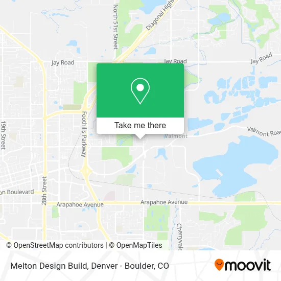 Melton Design Build map