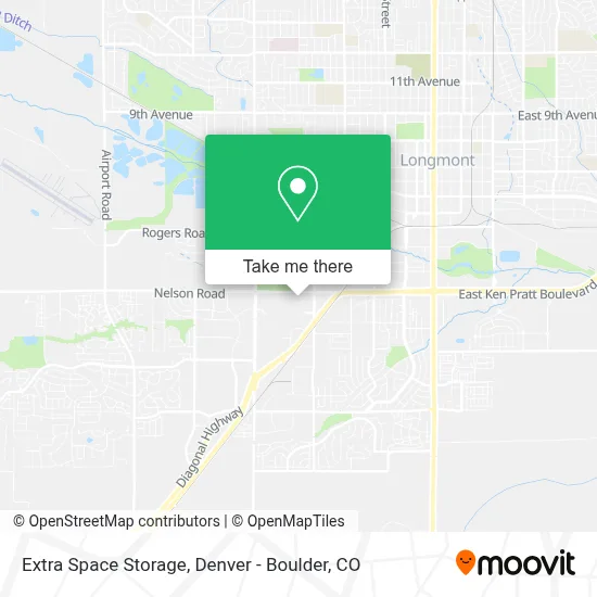 Extra Space Storage map