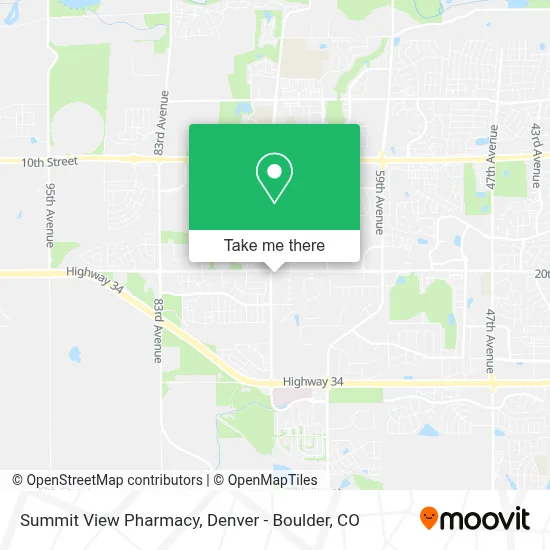 Summit View Pharmacy map