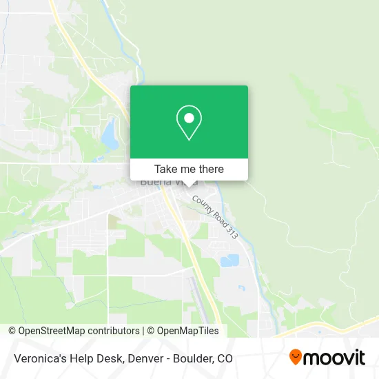 Veronica's Help Desk map