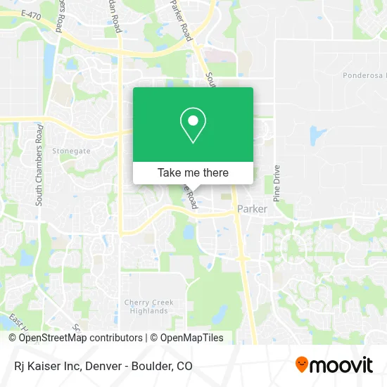 Rj Kaiser Inc map