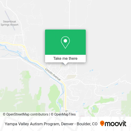 Yampa Valley Autism Program map