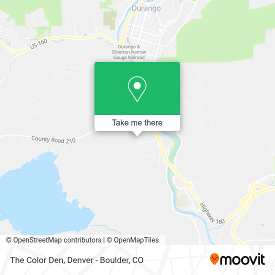 The Color Den map