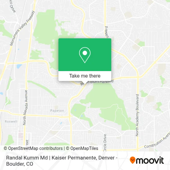 Randal Kumm Md | Kaiser Permanente map