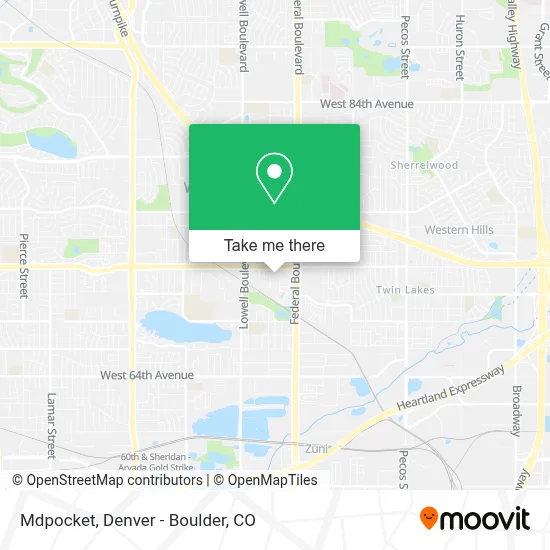 Mdpocket map