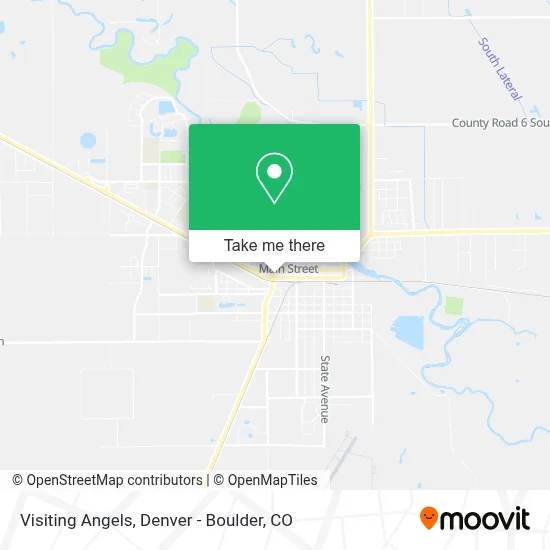 Visiting Angels map