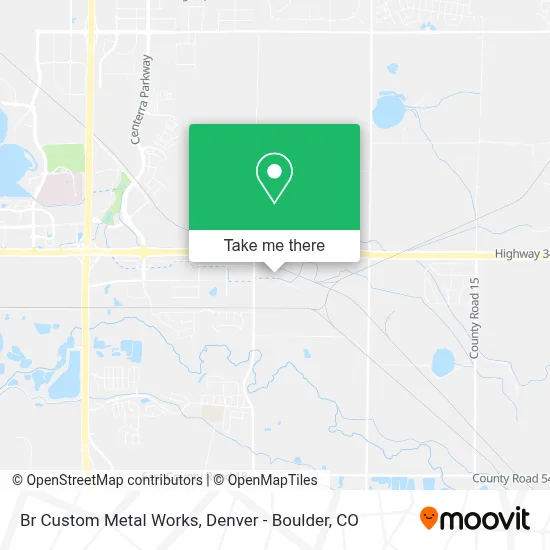 Br Custom Metal Works map