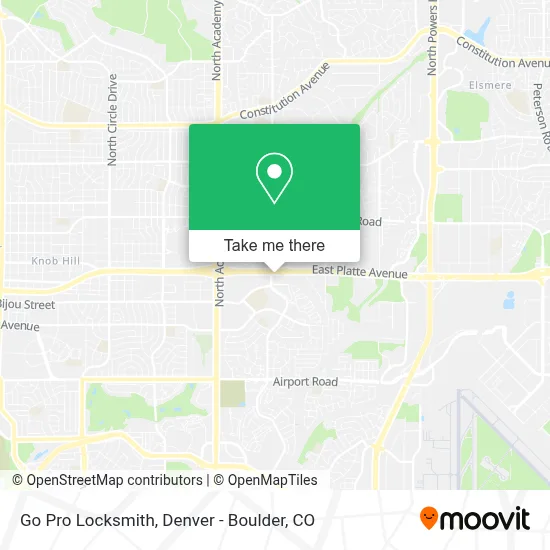 Go Pro Locksmith map