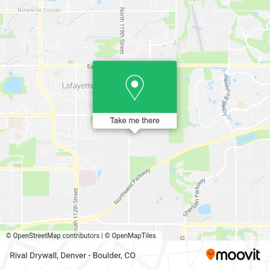 Rival Drywall map