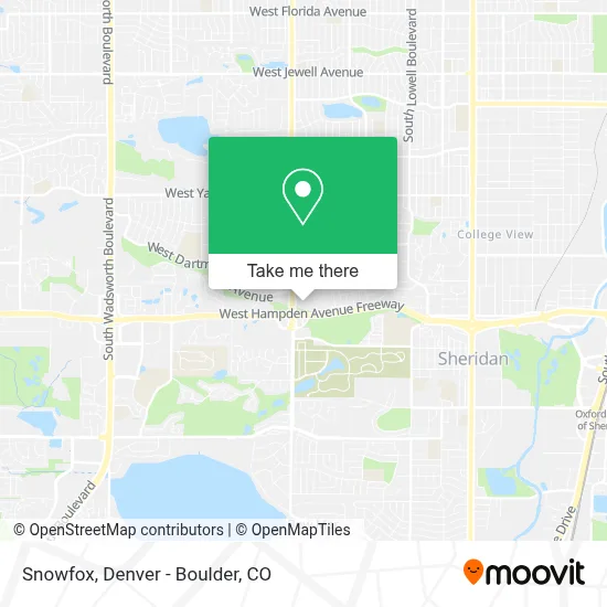 Snowfox map