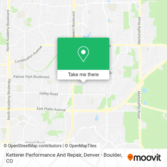 Ketterer Performance And Repair map