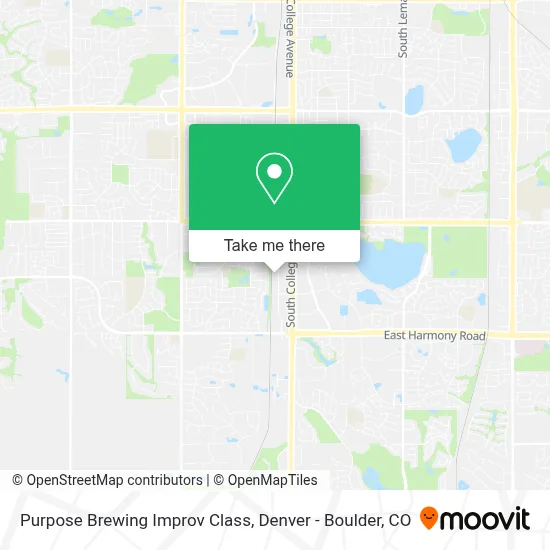 Purpose Brewing Improv Class map