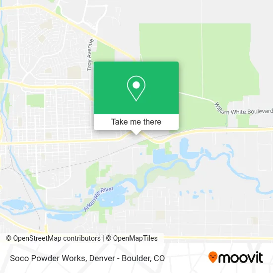 Soco Powder Works map