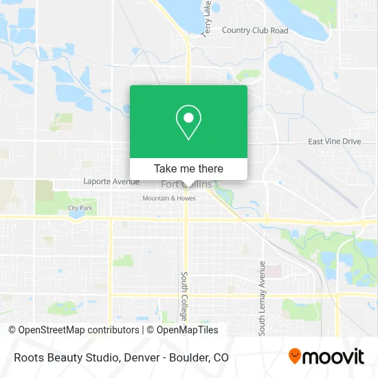 Roots Beauty Studio map
