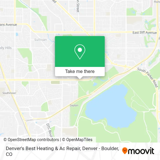 Denver's Best Heating & Ac Repair map
