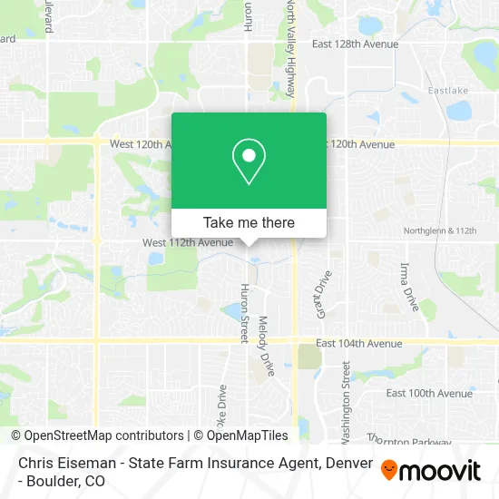 Chris Eiseman - State Farm Insurance Agent map