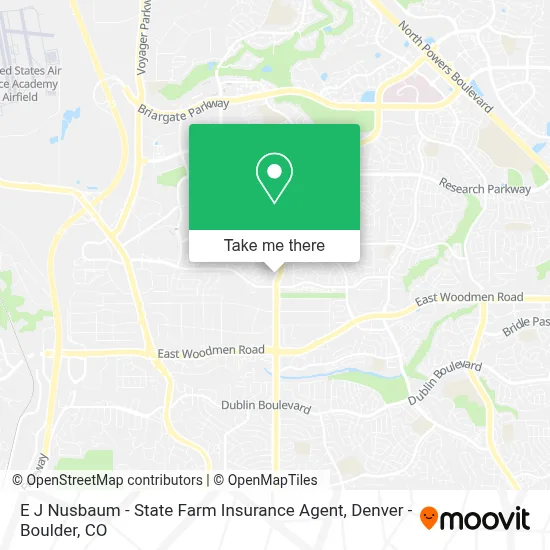 E J Nusbaum - State Farm Insurance Agent map