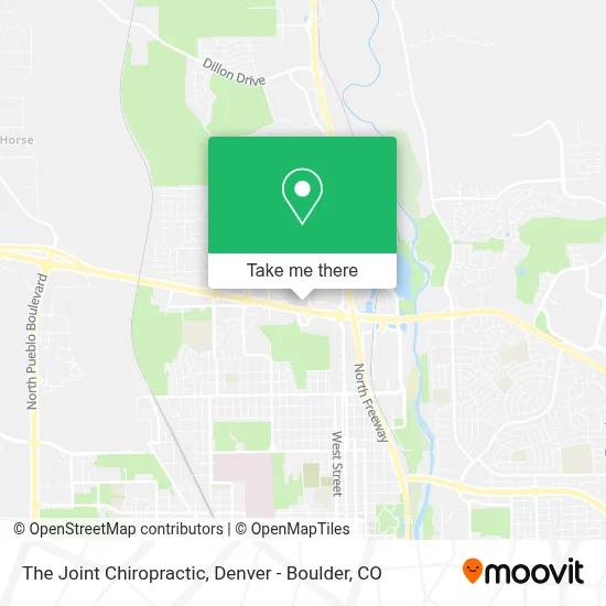 The Joint Chiropractic map