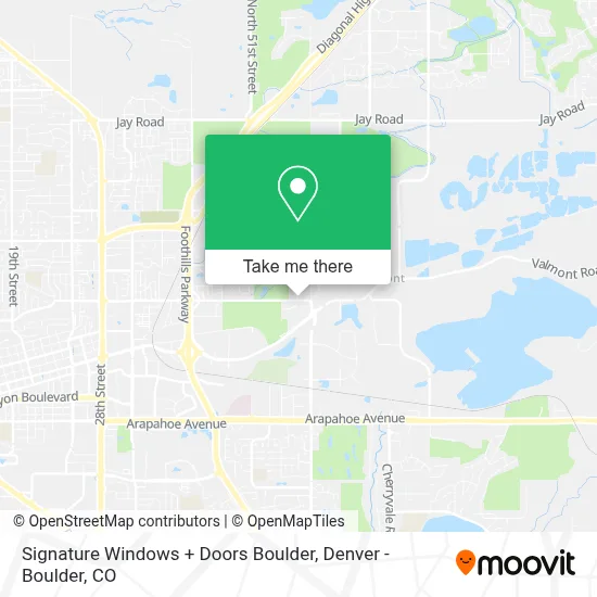 Signature Windows + Doors Boulder map