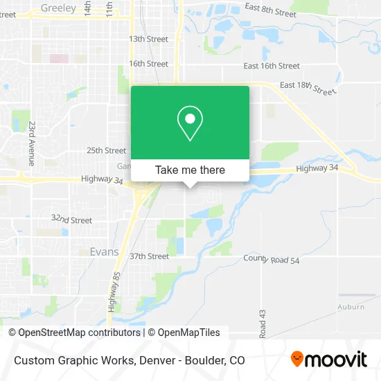 Custom Graphic Works map