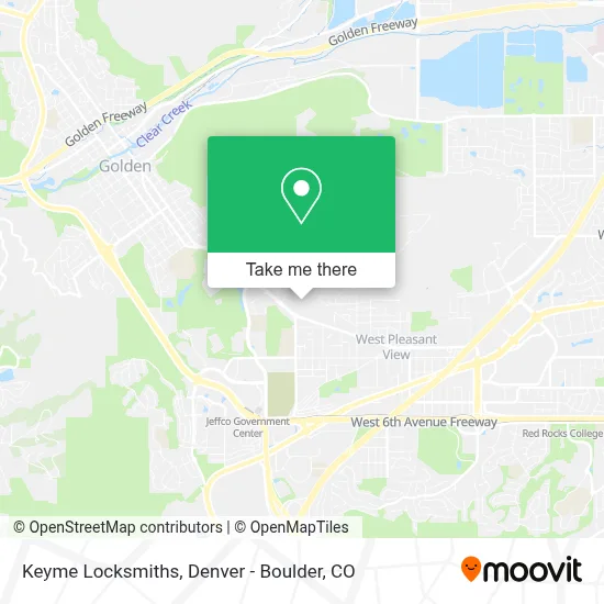 Keyme Locksmiths map