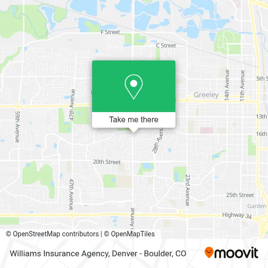 Williams Insurance Agency map