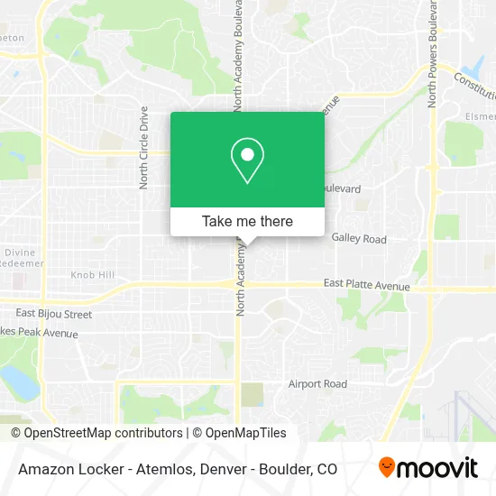 Amazon Locker - Atemlos map