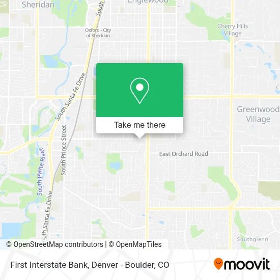First Interstate Bank map