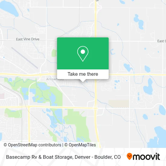 Basecamp Rv & Boat Storage map