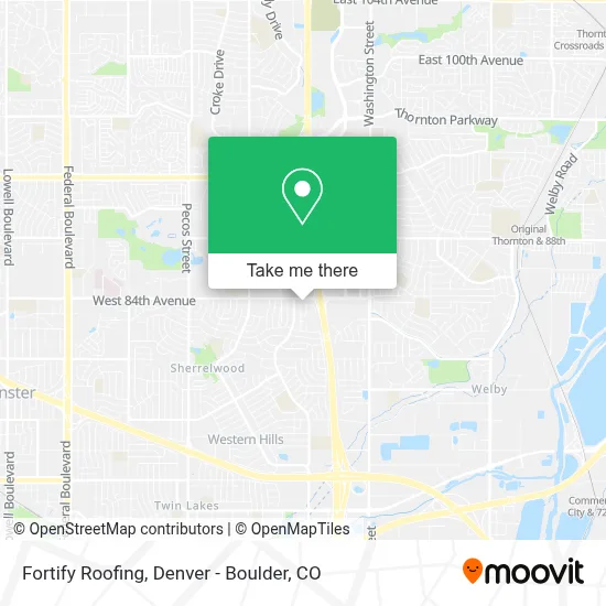Fortify Roofing map