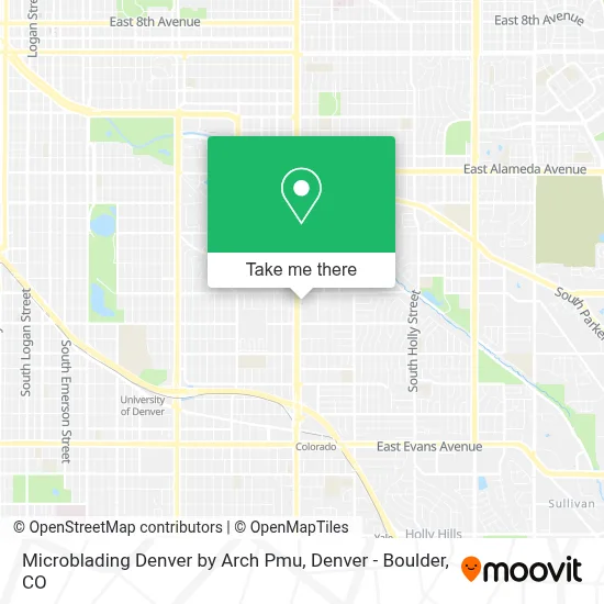 Microblading Denver by Arch Pmu map