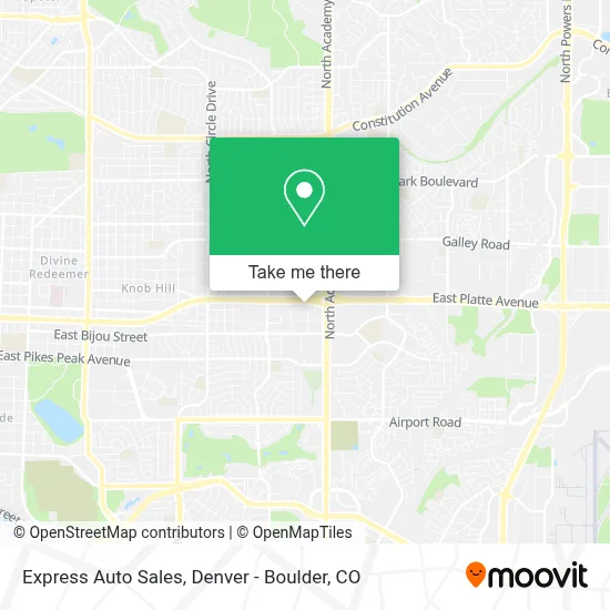 Express Auto Sales map