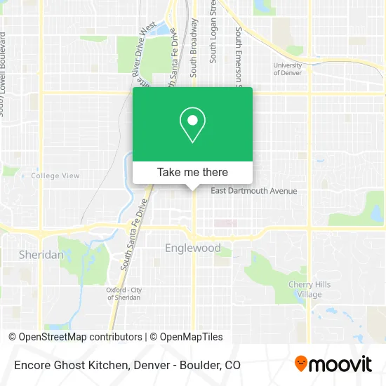 Encore Ghost Kitchen map